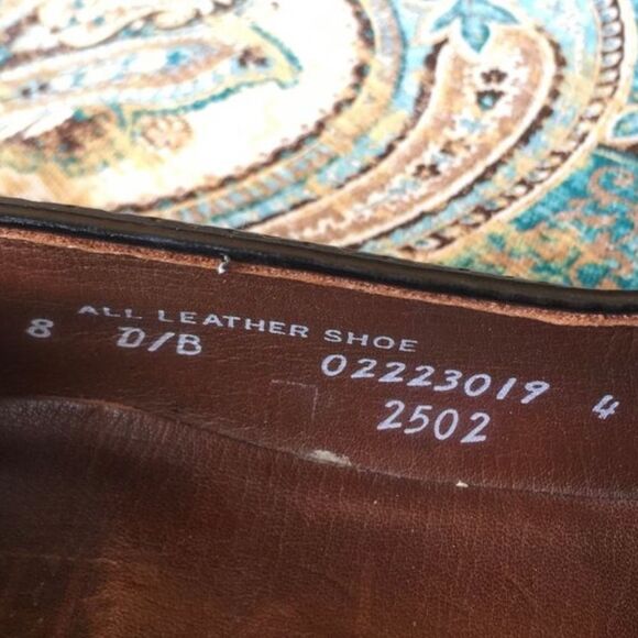 Hanover Masterflex Burgundy Leather Kiltie Tassel Wingtip Loafers 8